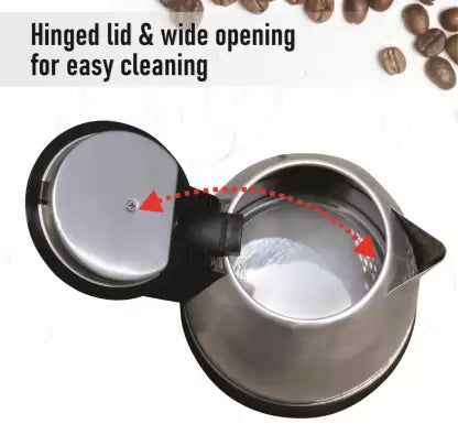 Inalsa perfecto Electric Kettle (1.5 L, black and silver) Inalsa perfecto Electric Kettle (1.5 L, black and silver)